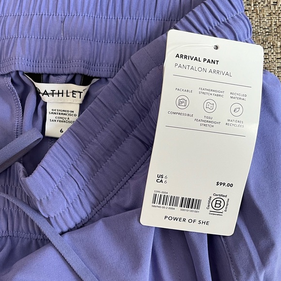 ❣️🆕Athleta Dark Adonis Blue Arrival Ankle Pants❣️ - Picture 8 of 11